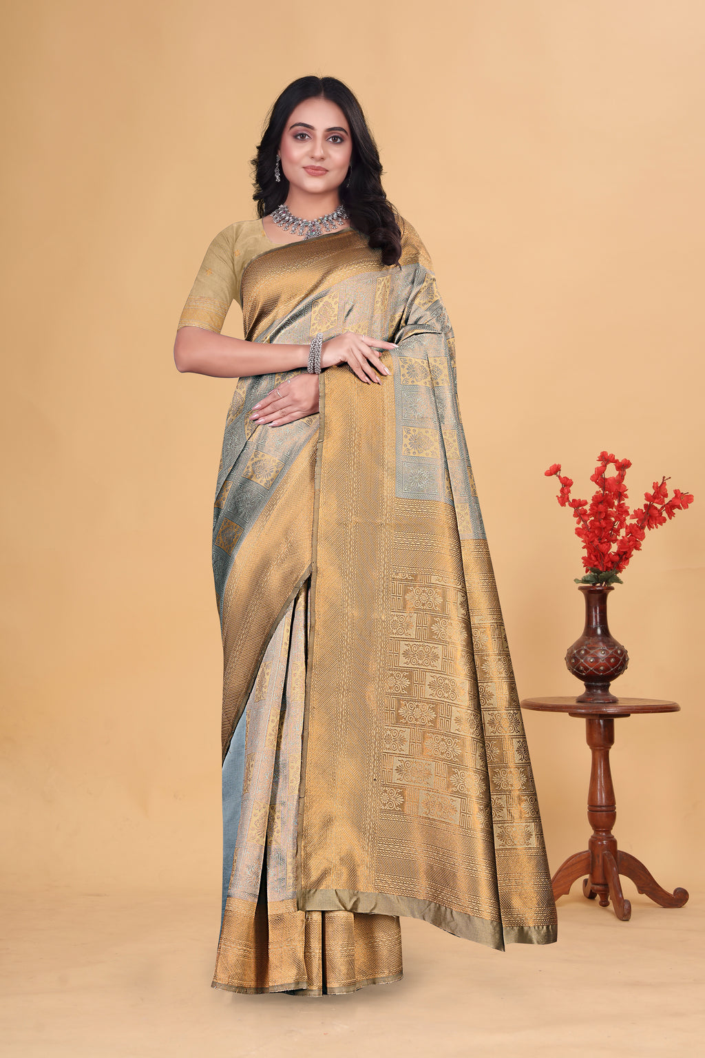 Royal Gold Saree