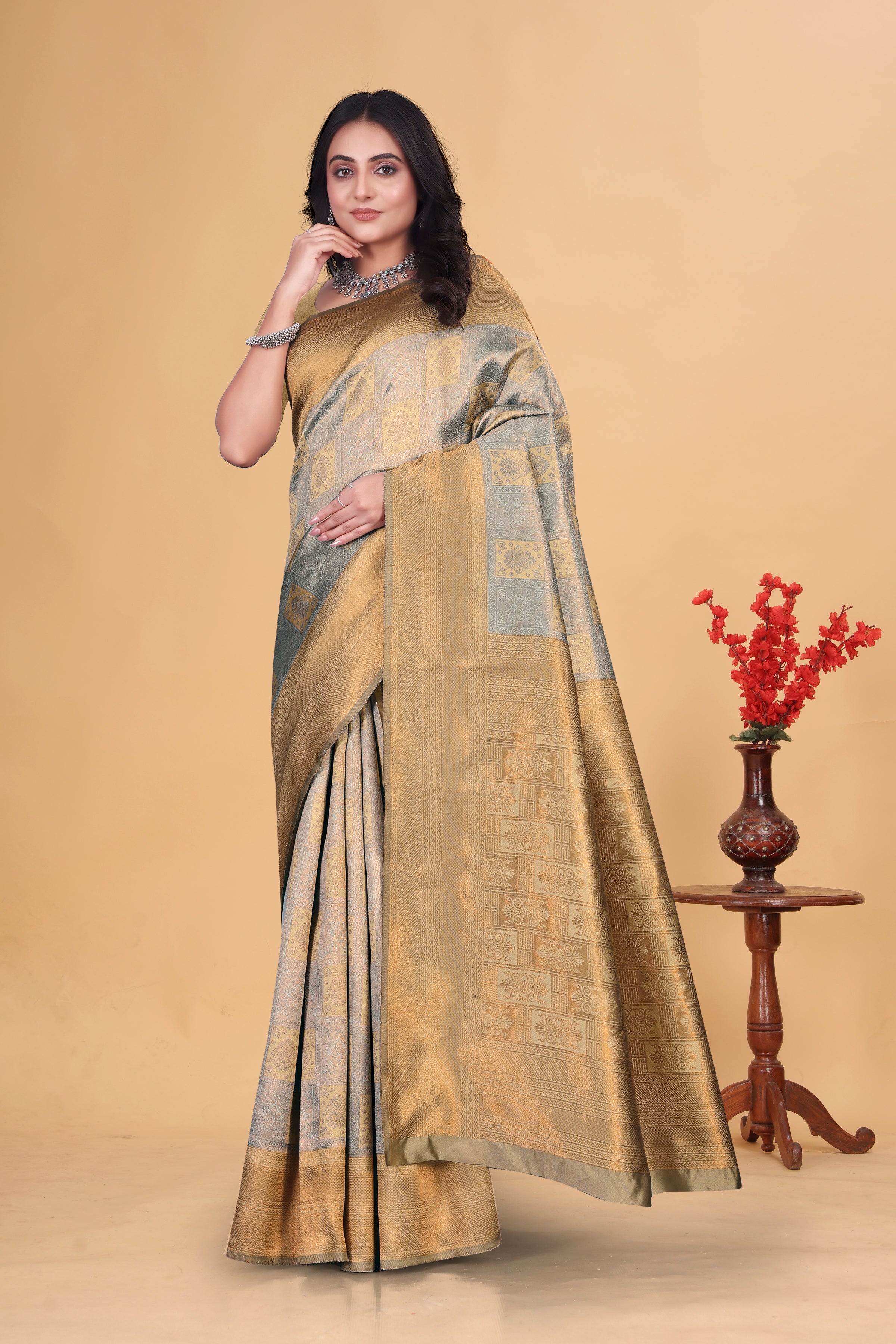 Royal Gold Saree