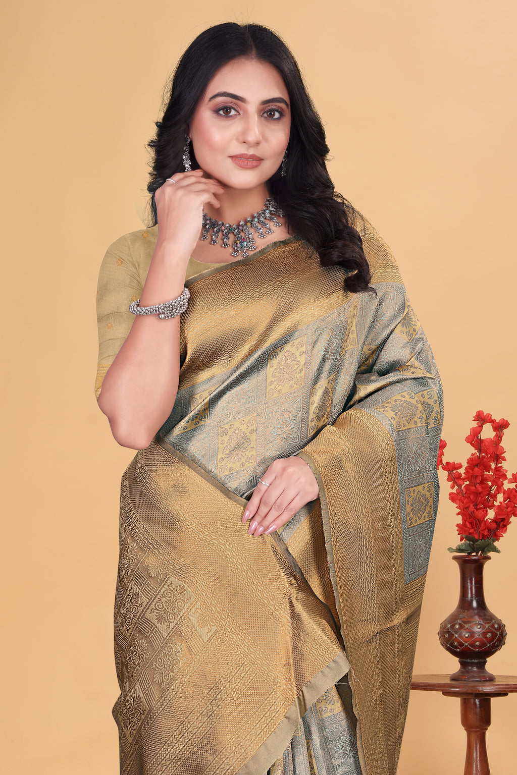 Royal Gold Saree