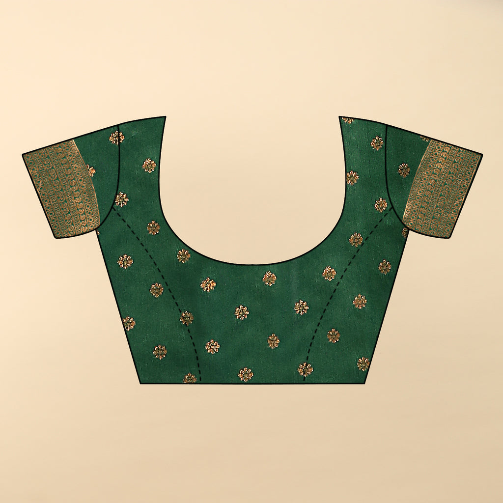 Maroon Green Premium Saree