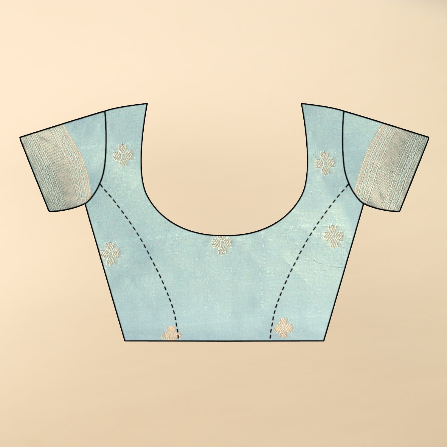 Deep Yellow Checks Saree